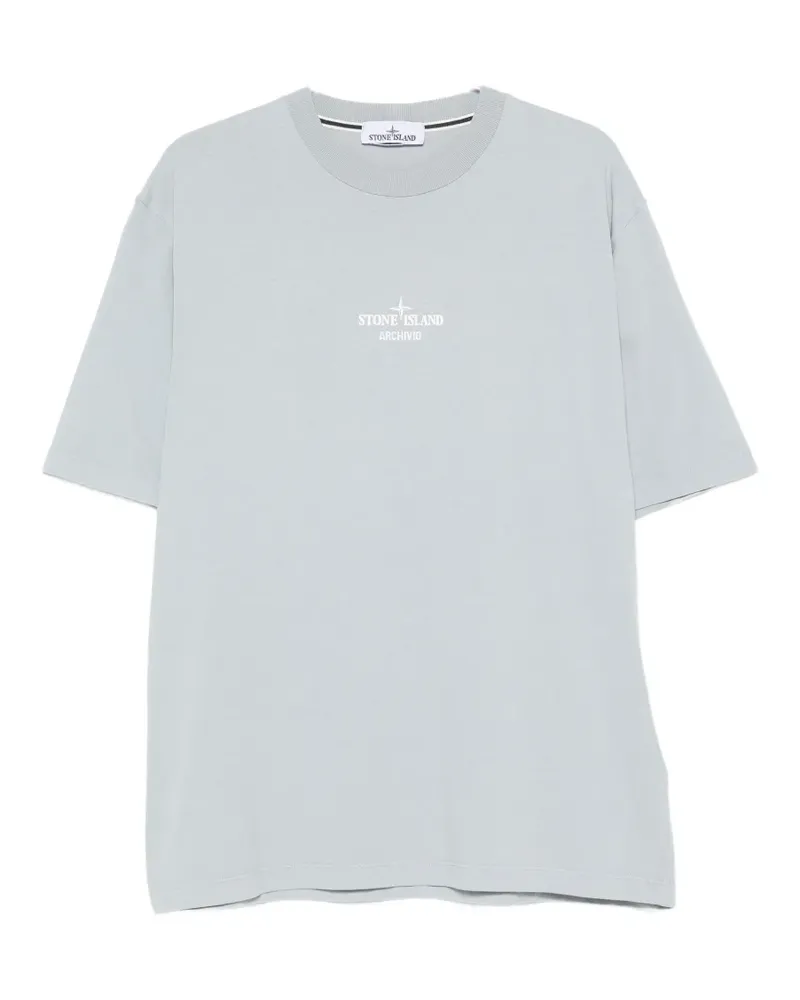 Stone Island 2100033 T-Shirt aus Bio-Baumwolljersey - Grau Grau