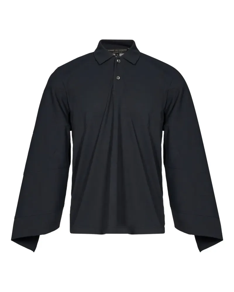 Comme des Garçons wide-sleeve polo shirt - Schwarz Schwarz