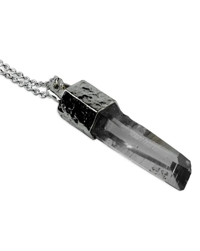 Parts Of Four Lemurian Talisman Halskette mit Quarz - Silber Silber