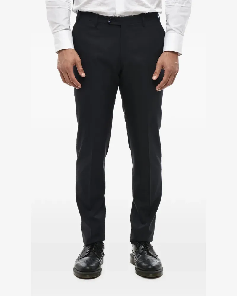 Corneliani virgin wool trousers - Blau Blau