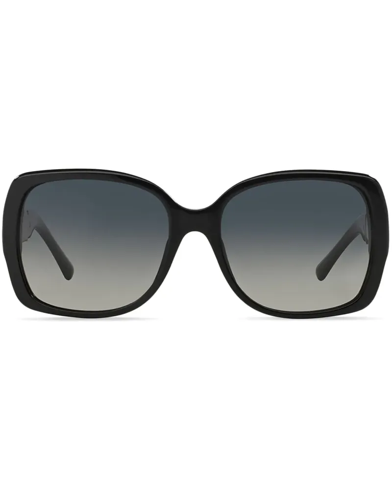 Burberry Sonnenbrille mit Vintage-Check - Schwarz Schwarz