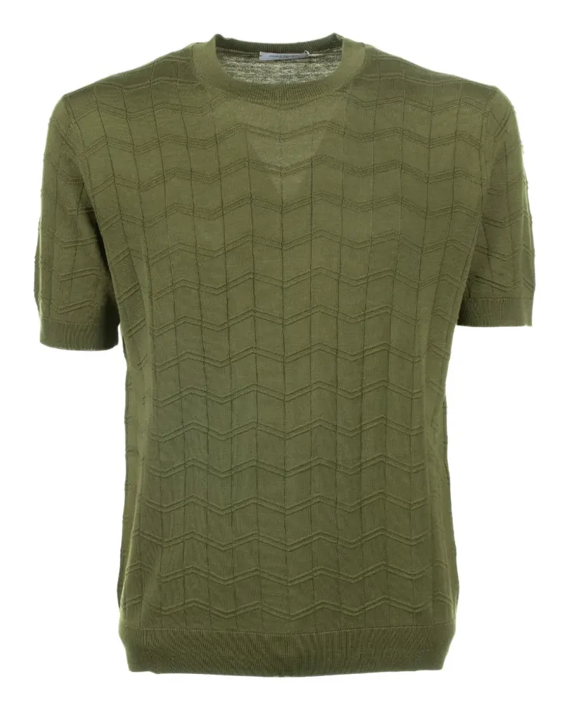 Paolo Pecora Milano Klassisches T-Shirt - Grün Grün