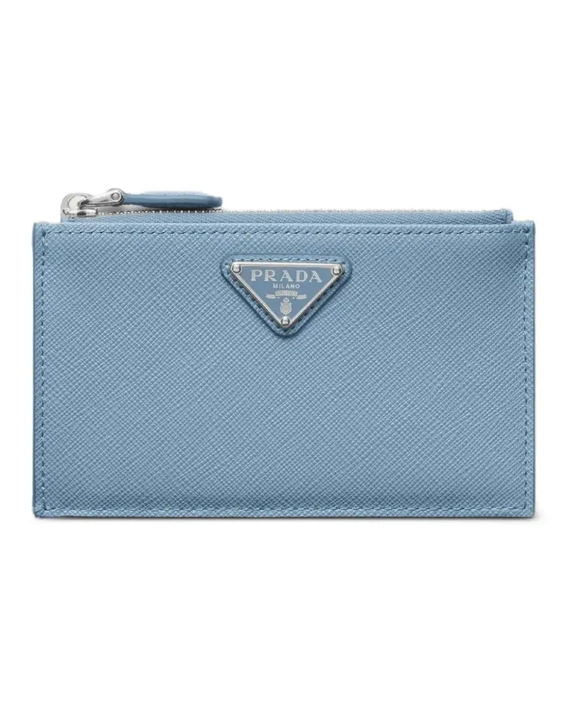Prada Texturiertes Kartenetui - Blau Blau