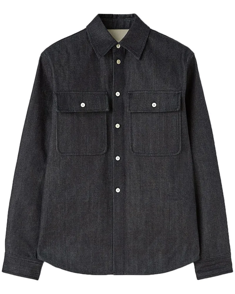 Jil Sander Klassisches Jeanshemd - Blau Blau