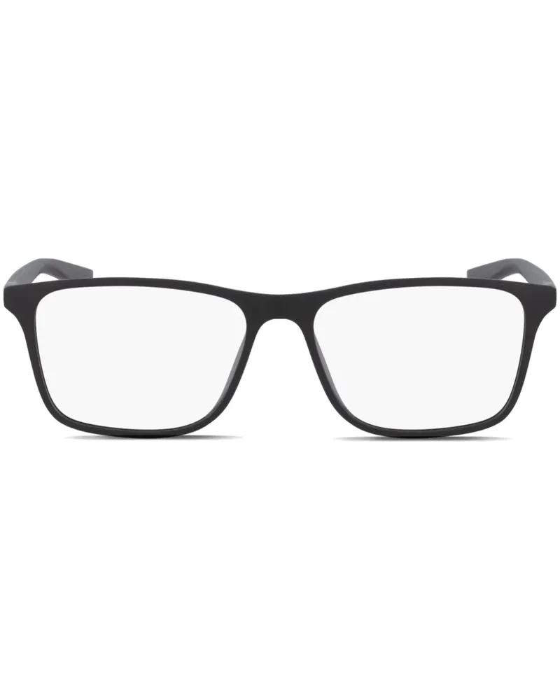 Nike Eckige Brille - Schwarz Schwarz