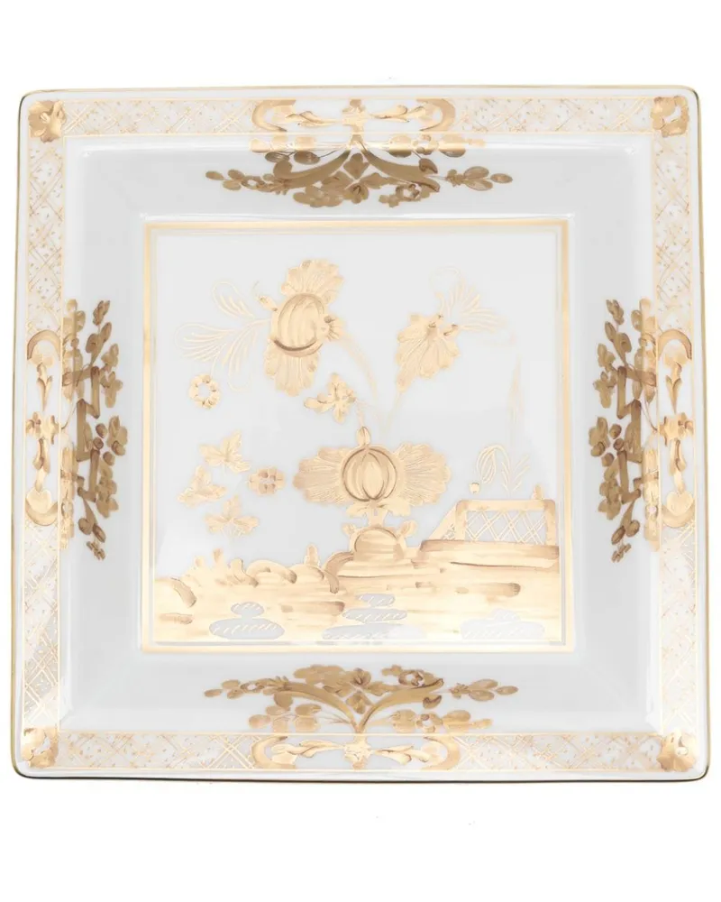Ginori 1735 Oriente Italiano Münzablage 24,5 x 24,5cm - Weiß Weiß