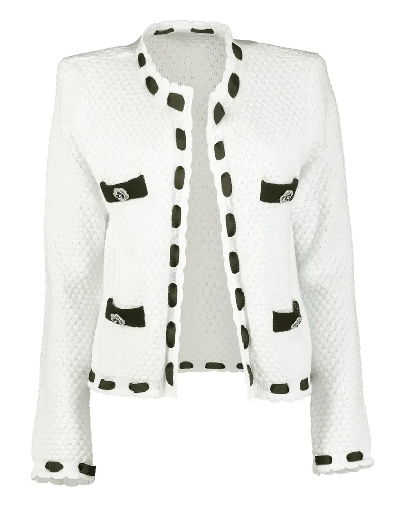 L'Agence Astor cardigan - Weiß Weiß
