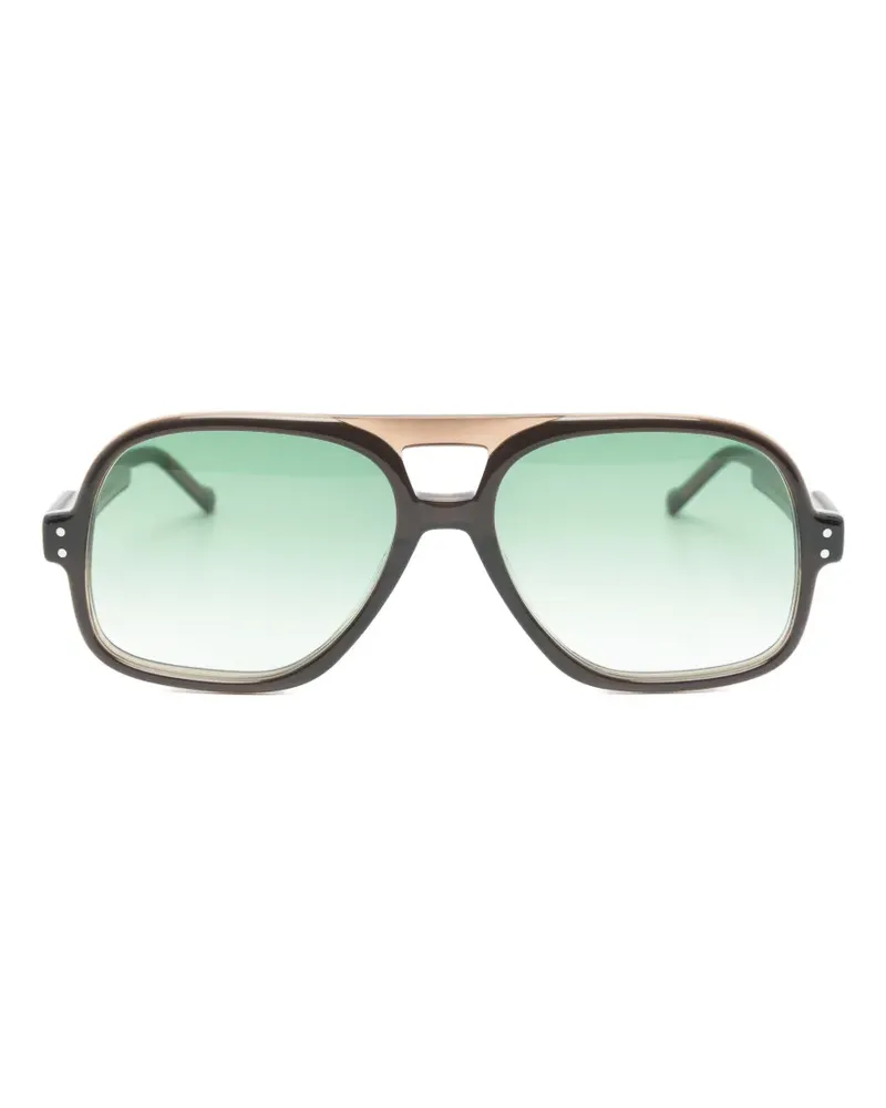 Lesca Lotus Pilotenbrille - Braun Braun