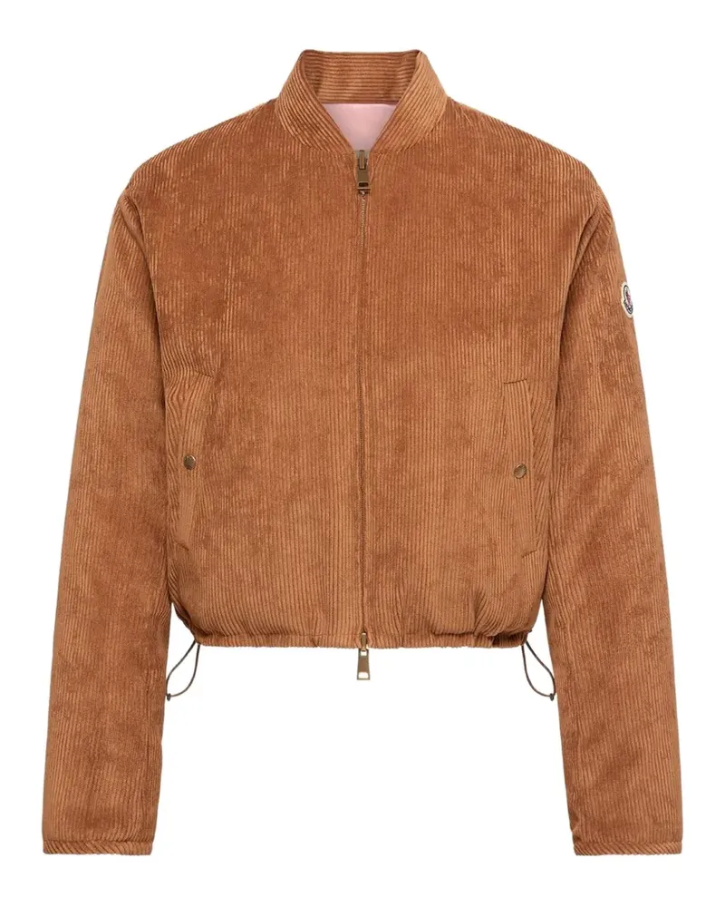 Moncler Wendbare Blaeton Daunenjacke aus Cord - Braun Braun