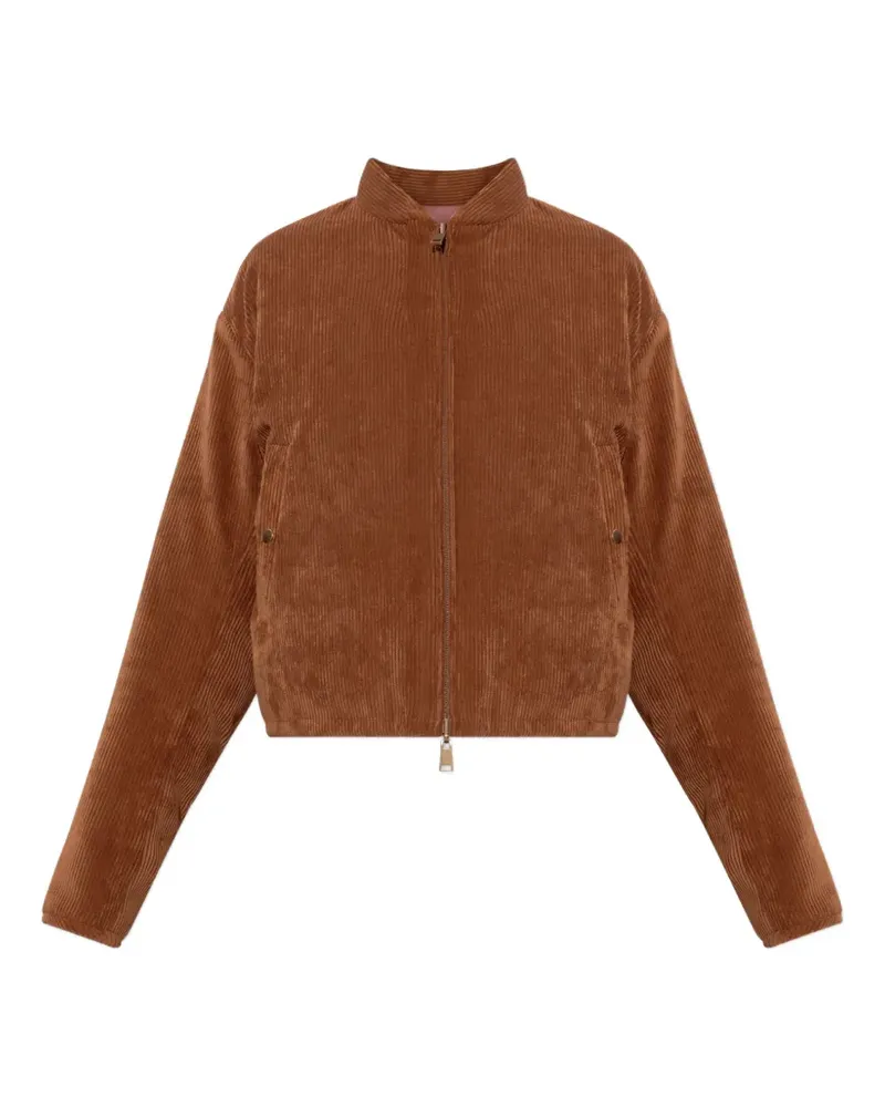 Moncler Blageon corduroy puffer jacket - Braun Braun