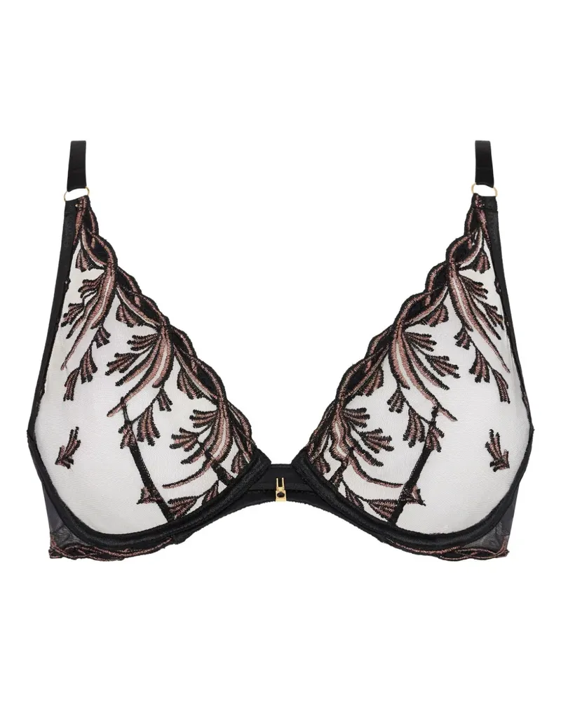 Aubade Cosmic Romance BH mit Stickerei - Schwarz Schwarz