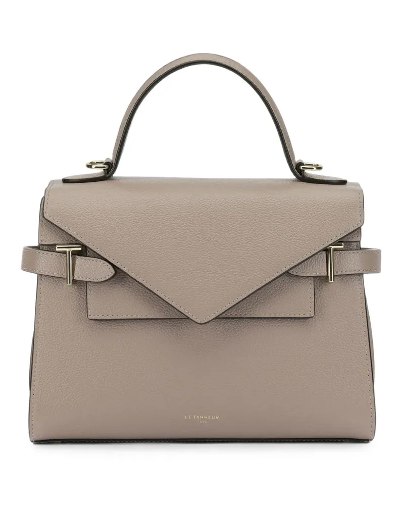 Le Tanneur Mittelgroßer Emilie Tote Bag mit T-Riemen - Nude Nude