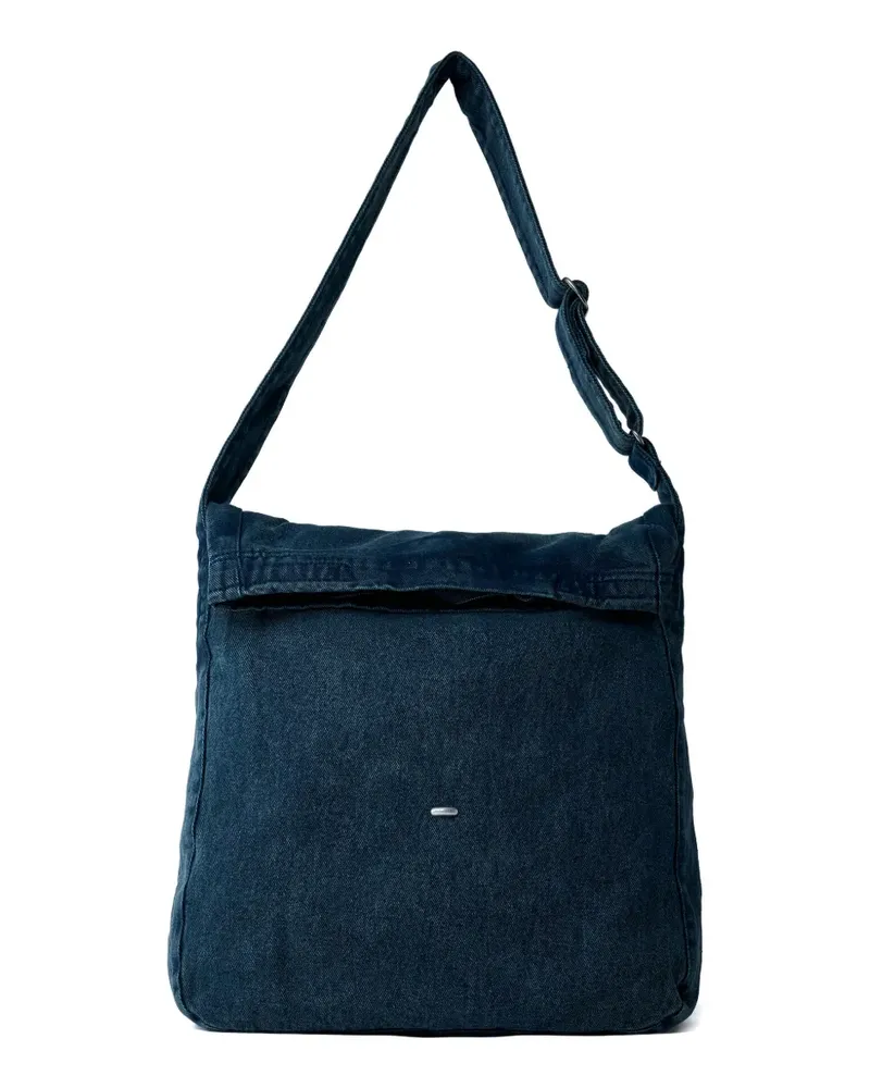 Our Legacy Kuriertasche mit Klappdeckel - Blau Blau