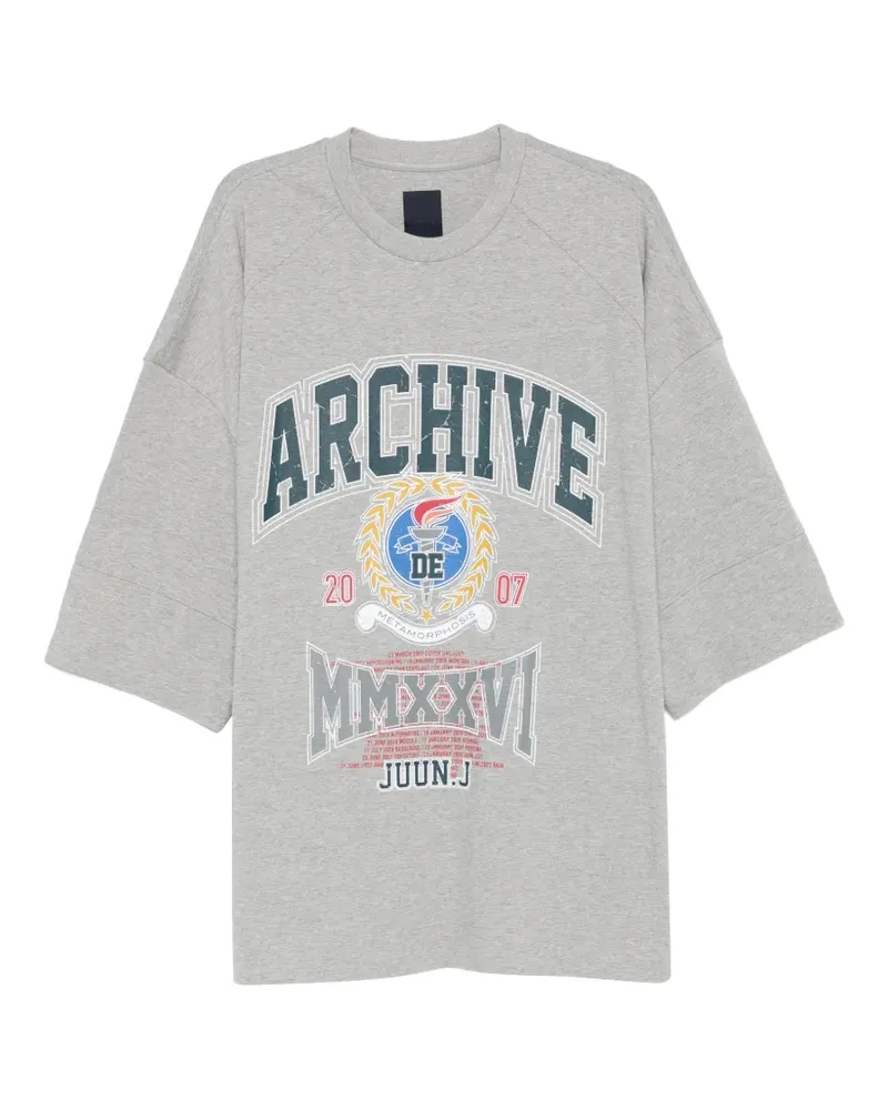 JUUN.J T-Shirt mit Print - Grau Grau