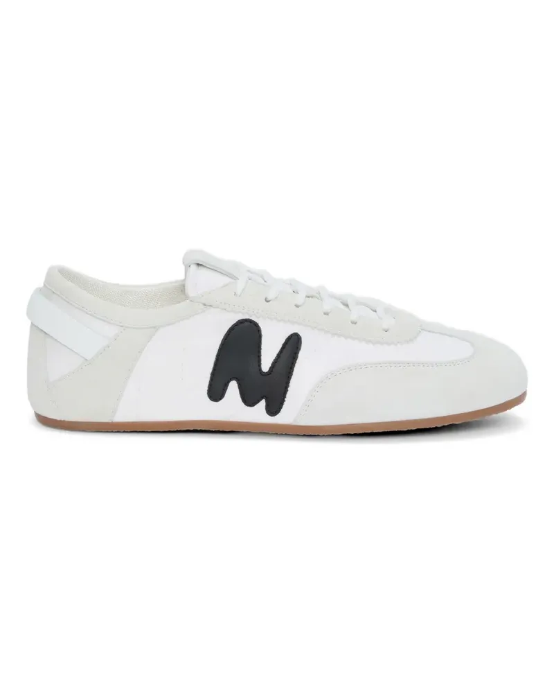 MSGM logo low-top sneakers - Weiß Weiß