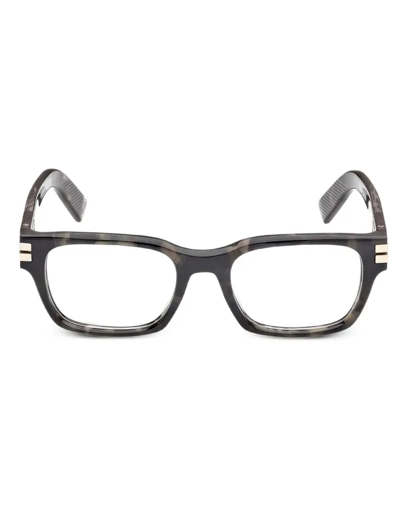 Ermenegildo Zegna Brille mit eckigem Gestell - Braun Braun