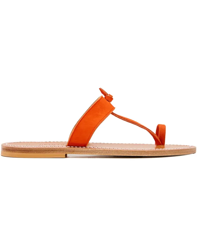K.Jacques  Ganges knot-detail thong sandals - Orange Orange