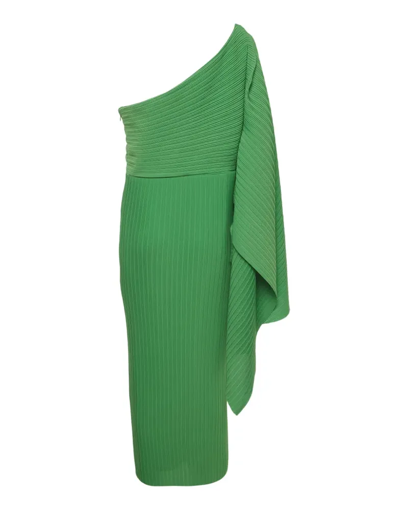 Solace London Lenna Midikleid mit Plissee - Grün Grün