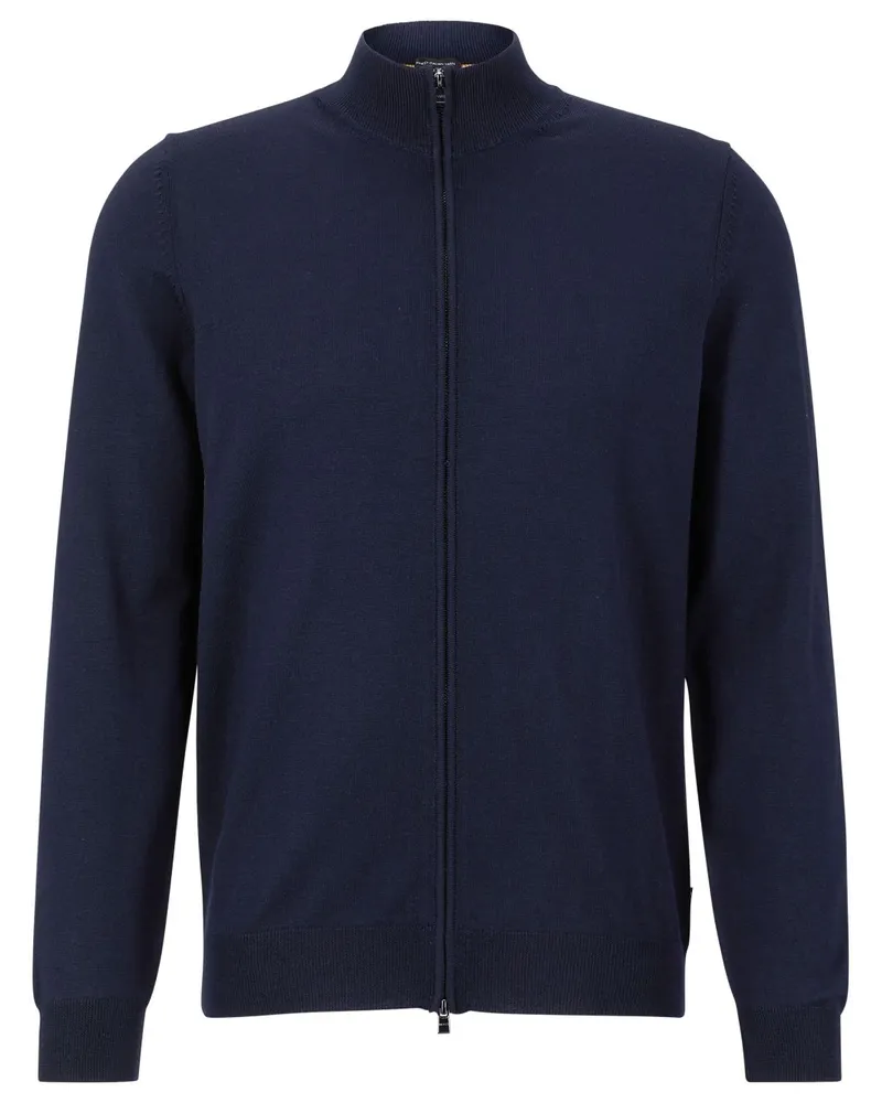 HUGO BOSS Cardigan mit Reißverschluss - Blau Blau