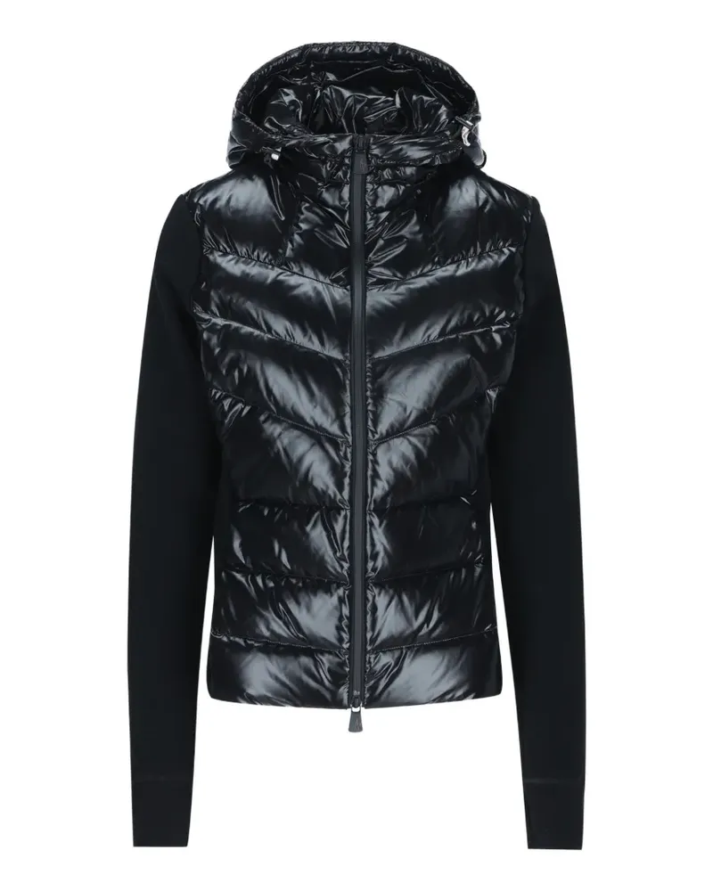 Moncler quilted hooded jacket - Schwarz Schwarz