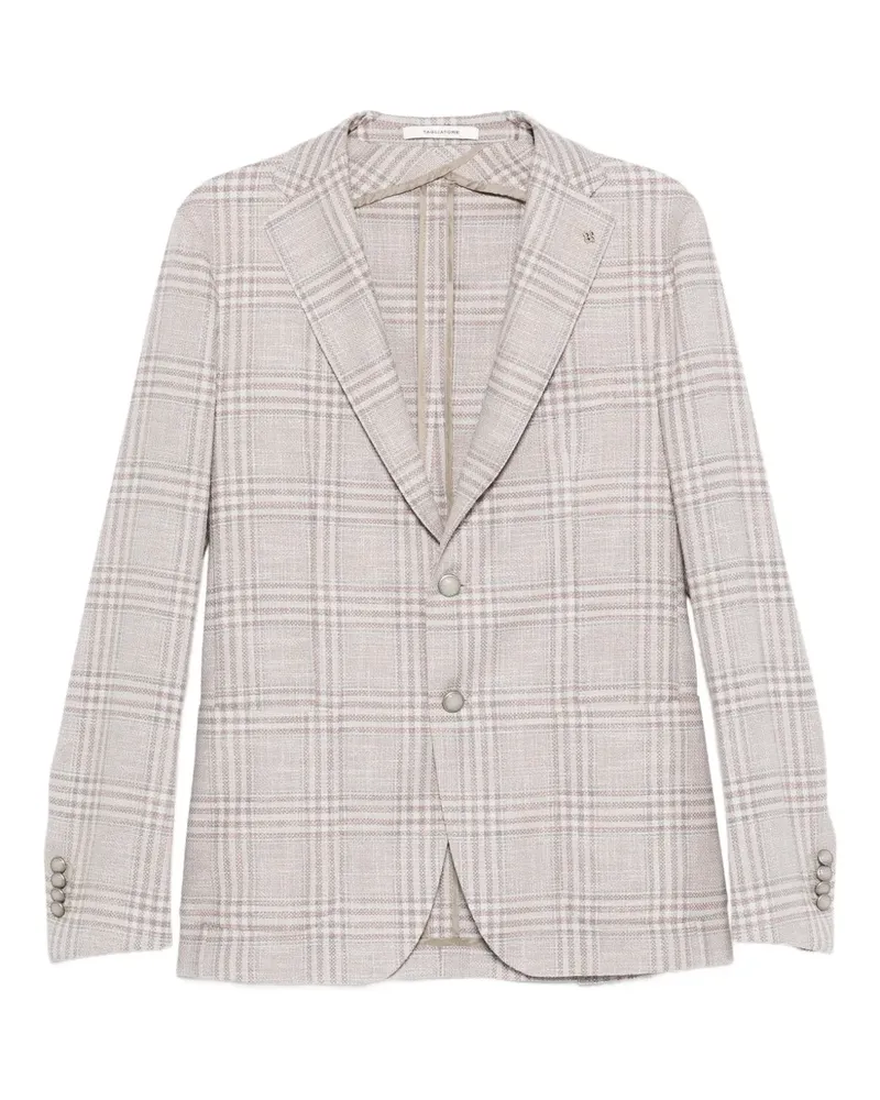 Tagliatore Kariertes Sakko - Nude Nude