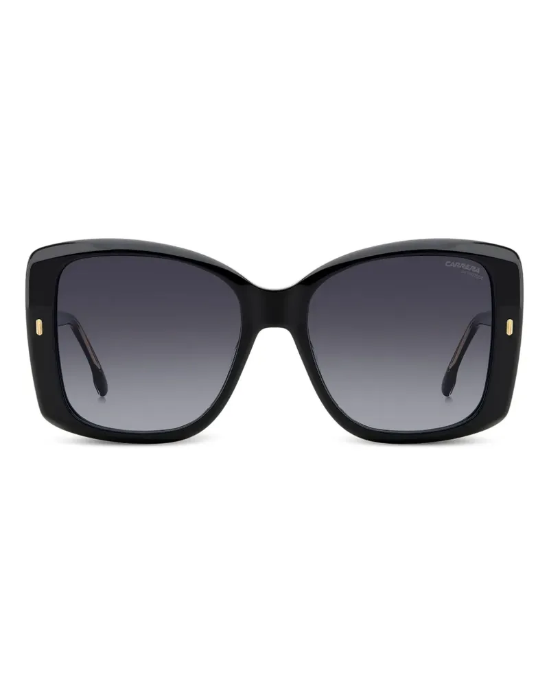 Carrera Sonnenbrille mit eckigem Gestell - Schwarz Schwarz