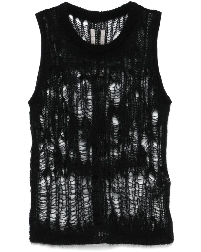 Rick Owens Spider Tanktop - Schwarz Schwarz