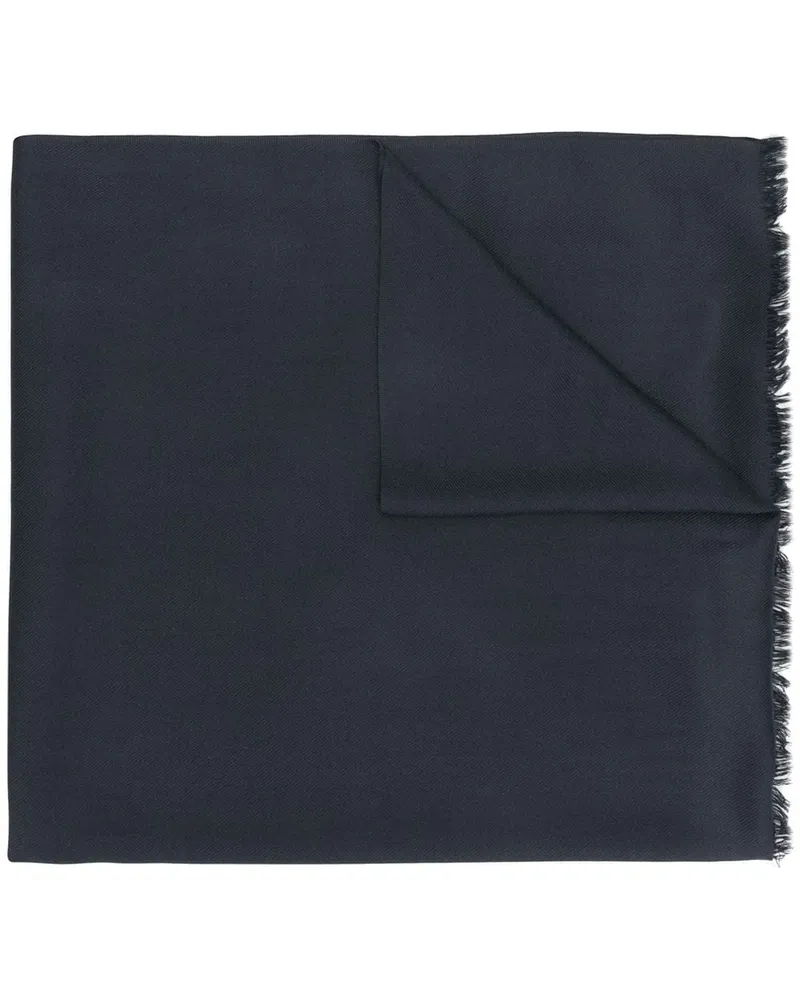 N.Peal Klassischer Pashmina-Schal Blau