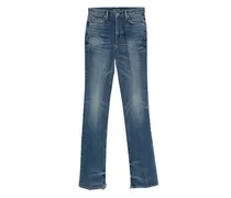 Ausgestellte Stretch-Jeans - Blau