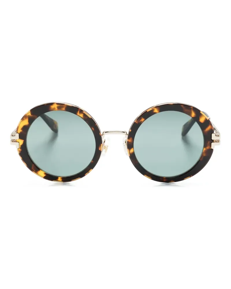 Marc Jacobs Sonnenbrille mit rundem Gestell - Braun Braun