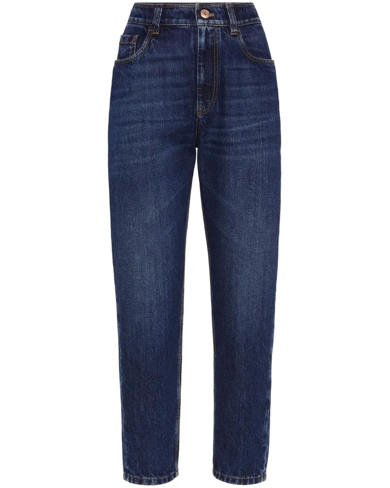 Brunello Cucinelli Jeans mit geradem Bein - Blau Blau