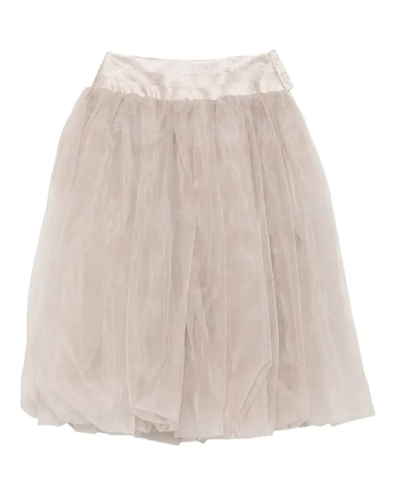 Ermanno Scervino Midirock mit Tüll - Nude Nude