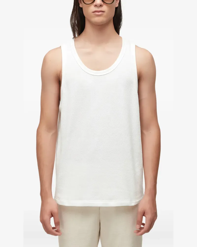 Osklen textured vest - Weiß Weiß