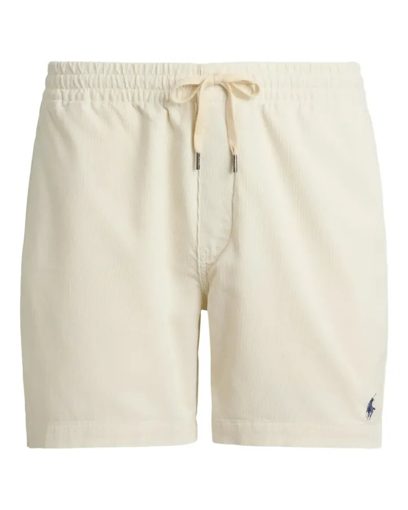 Ralph Lauren Shorts aus Cord mit Logo-Stickerei - Nude Nude