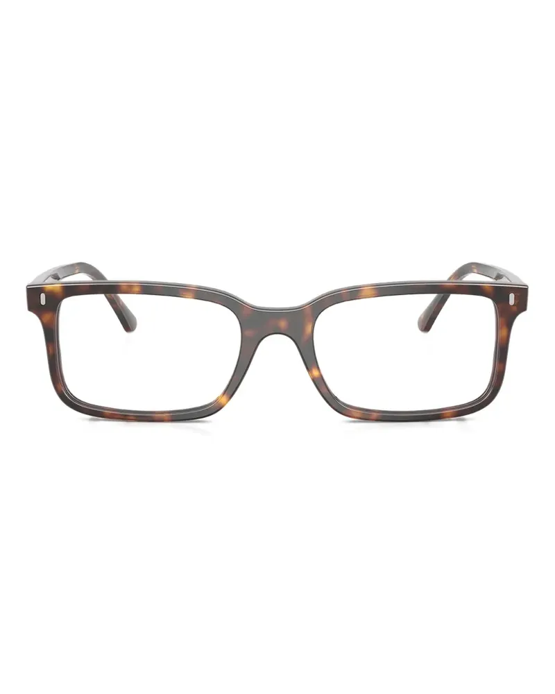 Ray Ban Brille mit eckigem Gestell - Braun Braun