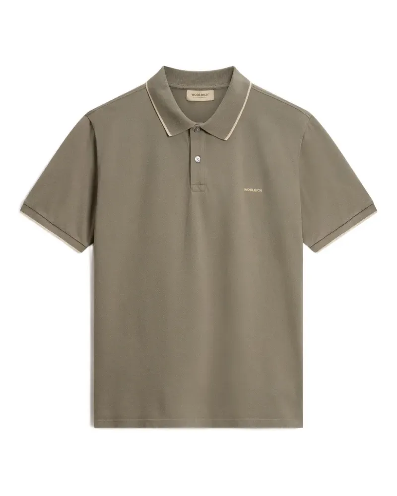 Woolrich Monterey logo-embroidered polo shirt - Grün Grün