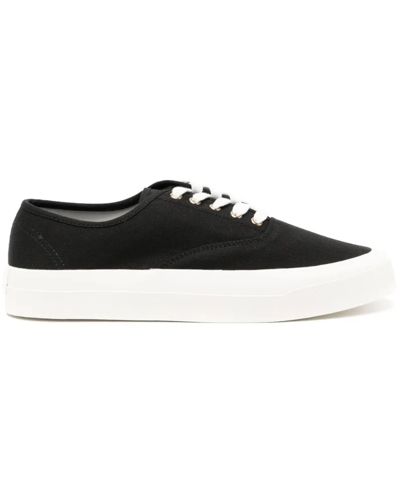 Kitsuné Sneakers mit Schnürung - Schwarz Schwarz