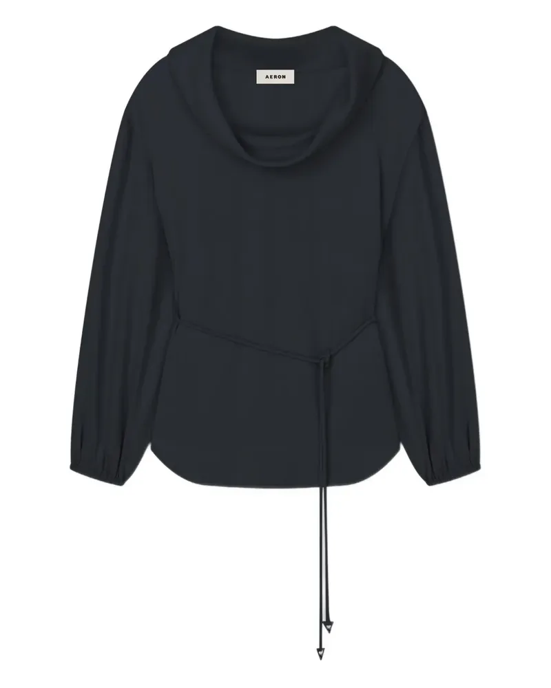 AERON Soraya long-sleeve blouse - Schwarz Schwarz