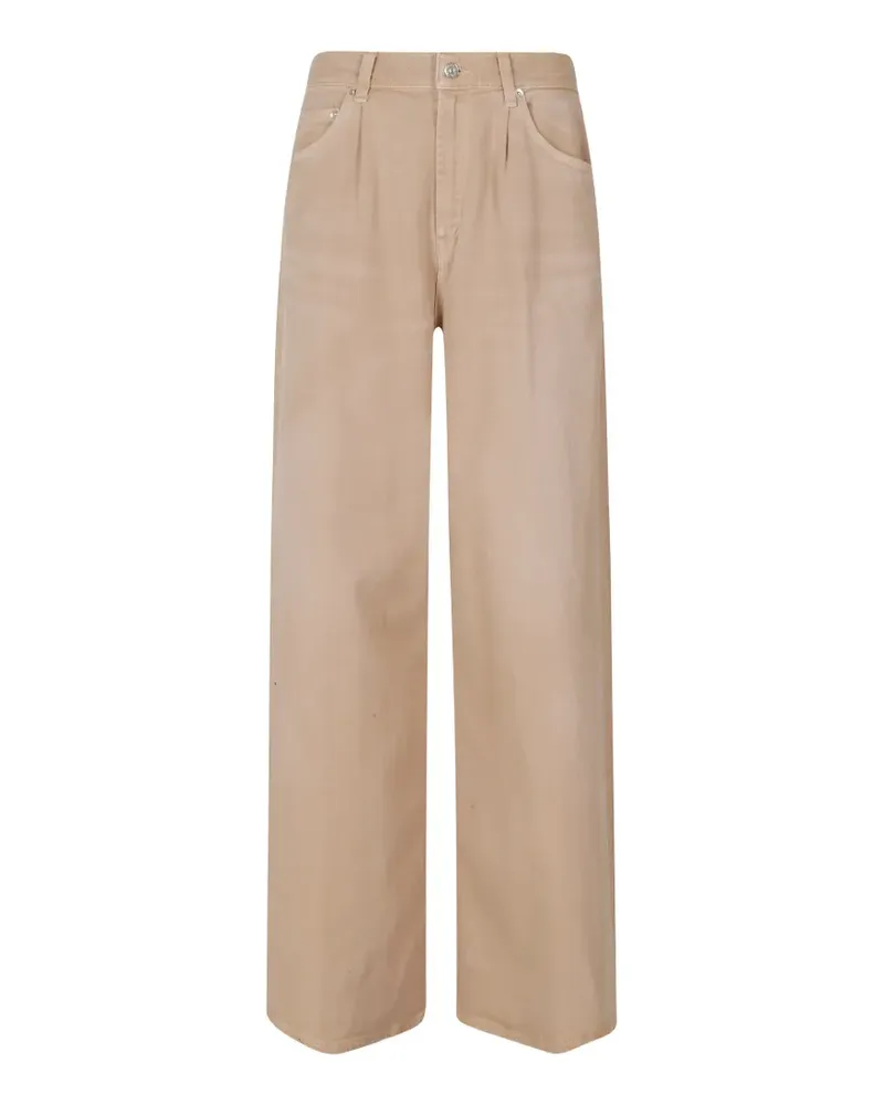 Dondup pleated wide-leg jeans - Nude Nude