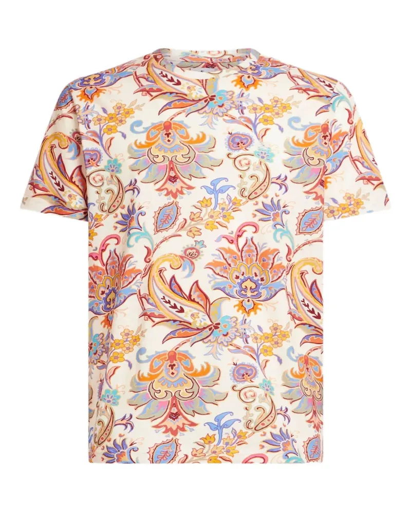 Etro T-Shirt mit Paisley-Print - Nude Nude