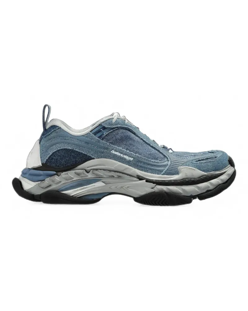 Balenciaga Triple S.2 Jeans-Sneakers in Blau Blau