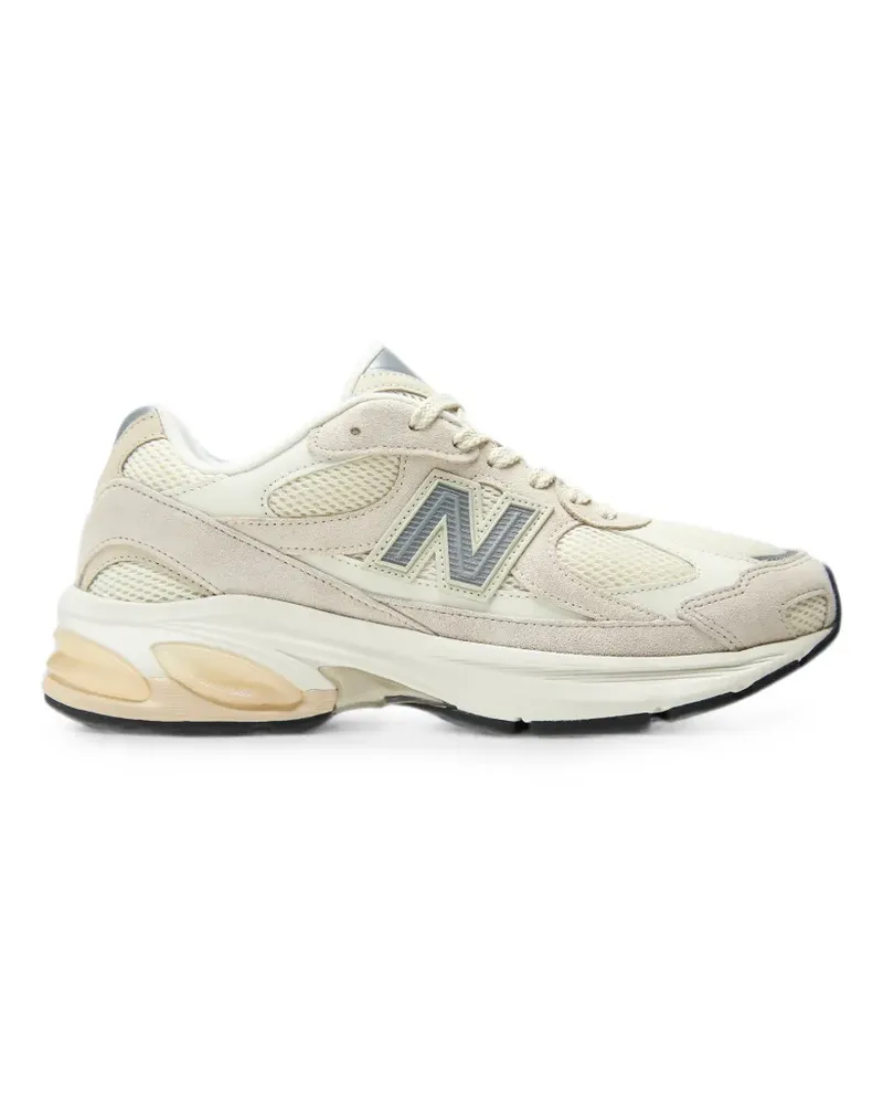 New Balance ABZORB 2010 panelled suede-trim sneakers - Nude Nude