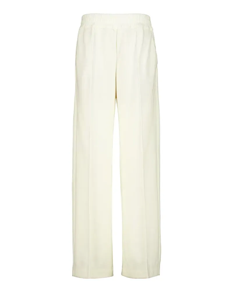 120% Lino Gerade Hose mit elastischem Bund - Nude Nude