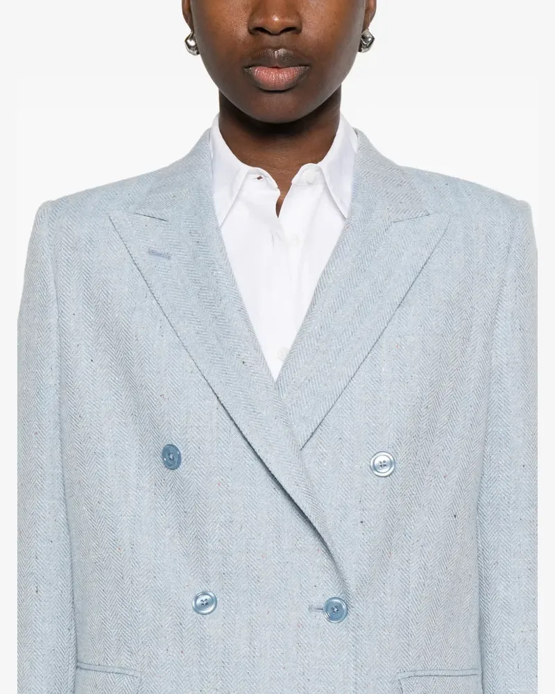 Tagliatore Doppelreihiges Sakko - Blau Blau