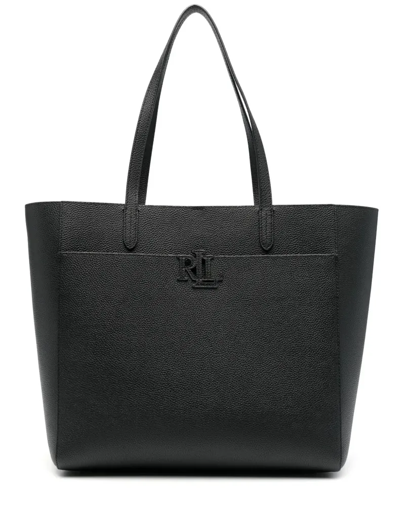 Ralph Lauren Große Cameryn Tote Bag - Schwarz Schwarz