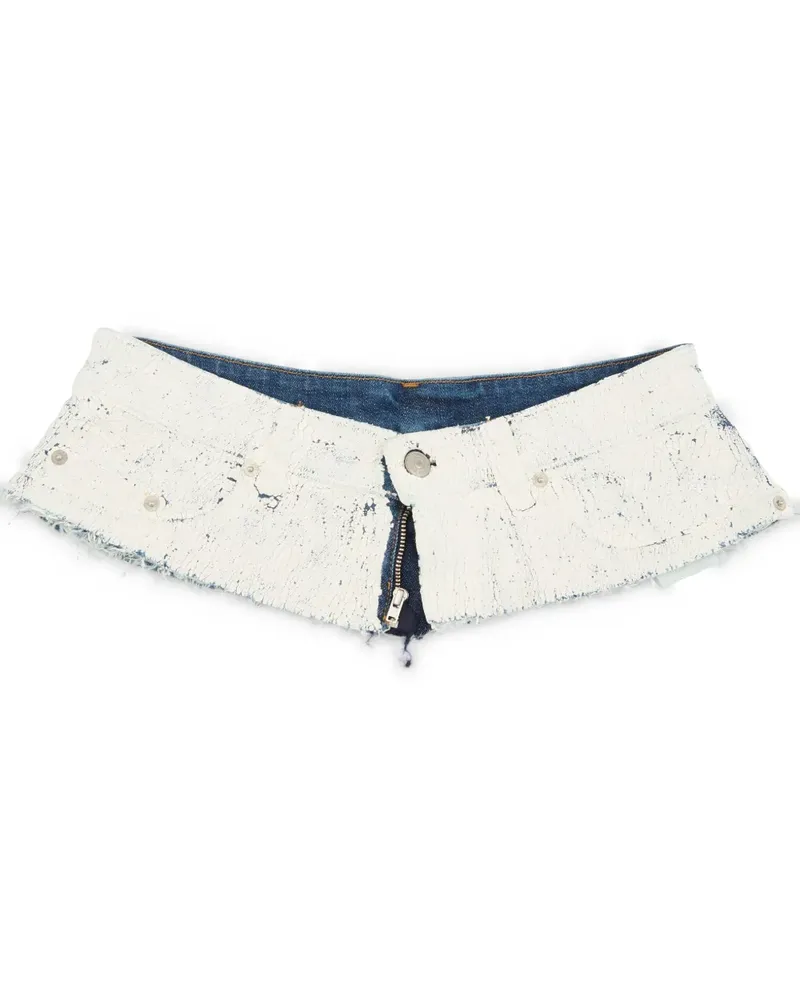 Maison Margiela Beschichteter Jeansgürtel - Weiß Weiß