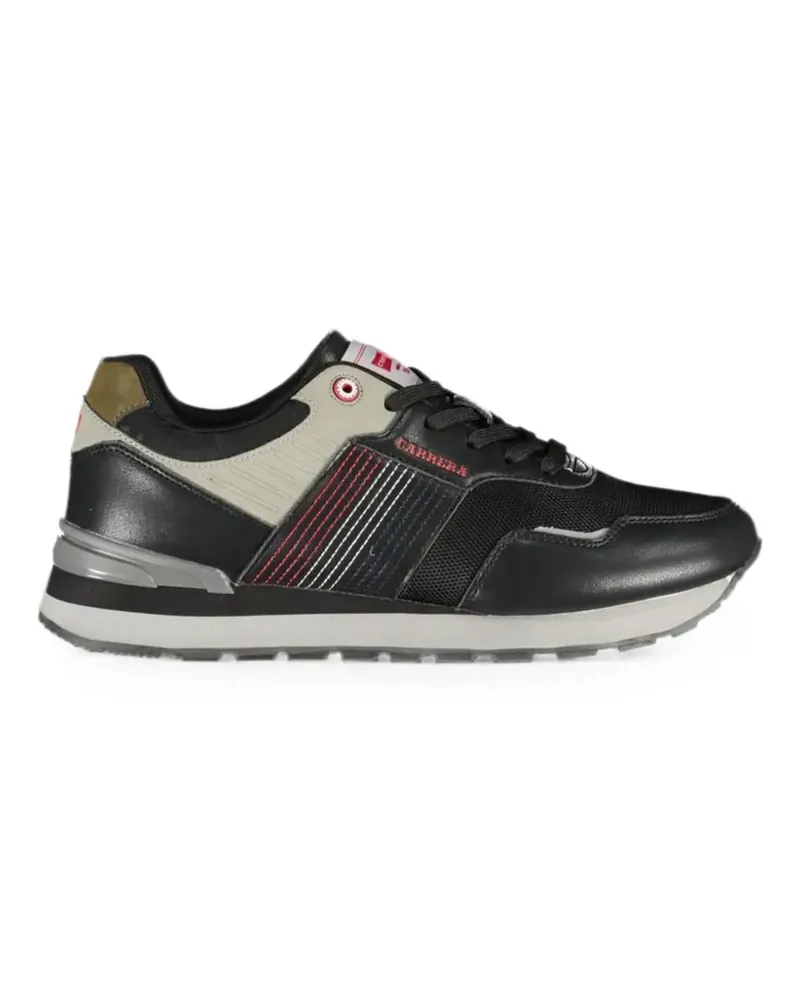 Carrera logo-print panelled sneakers - Schwarz Schwarz