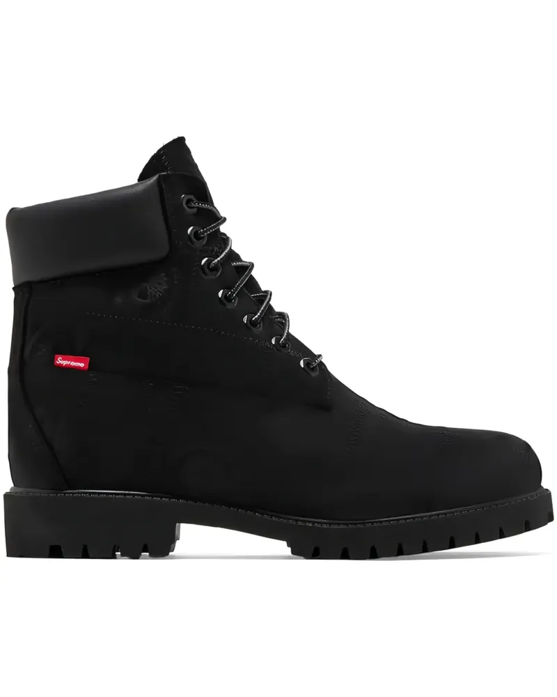 Timberland 6" Premium Supreme Patchwork Stiefel - Schwarz Schwarz