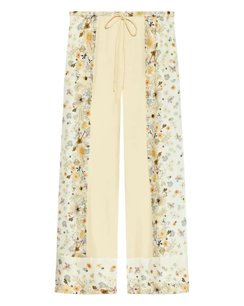 MUNTHE Fabert Hose mit Blumen-Print - Nude Nude