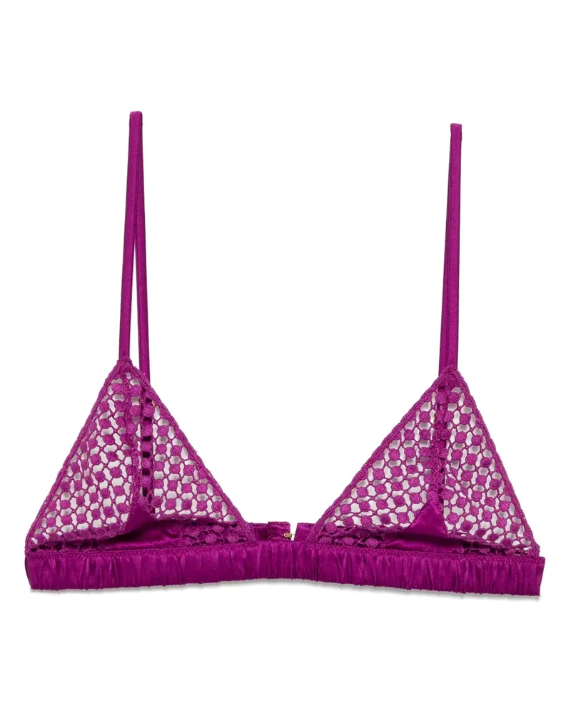 Kiki De Montparnasse Pointelle Soft BH - Violett Violett